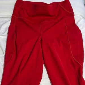 lululemon athletica Red High-Rise Leggings